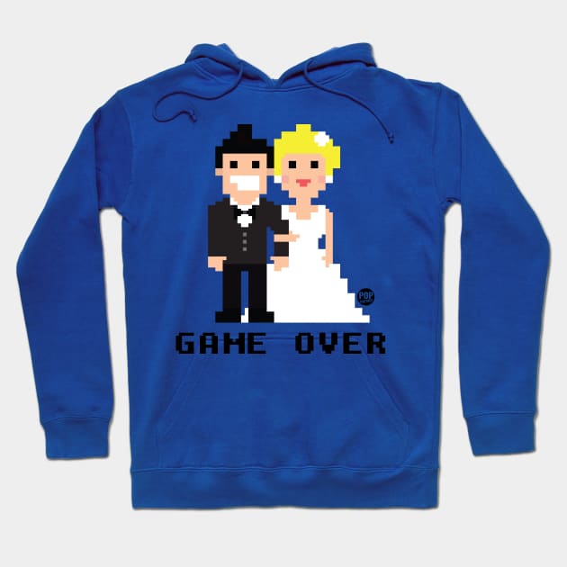 GAME OVER Hoodie by toddgoldmanart